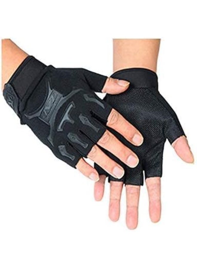 VIUAUAX Cycling Gloves - Men's Bicycle Gloves for Cycling, Workout, Gym, Training, Fingerless Cycling Gloves Breathable Protective for Road Mountain Bike MTB Riding - Image 2